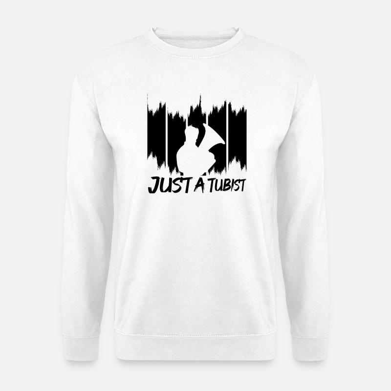 Nur ein Tubist - Unisex Pullover - Weiß