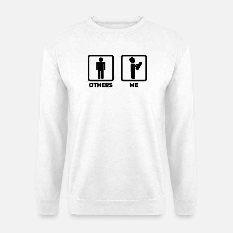 Architect Stick Figures - Unisex Sweatshirt - white
