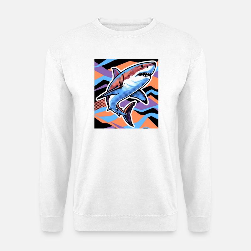 Hai - Unisex Pullover - Weiß