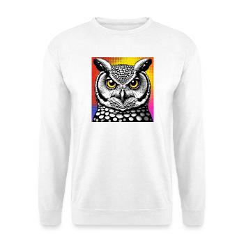 owl - Unisex Sweatshirt - white - Front