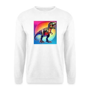 Dinosaurier - Unisex Pullover - Weiß - Vorne