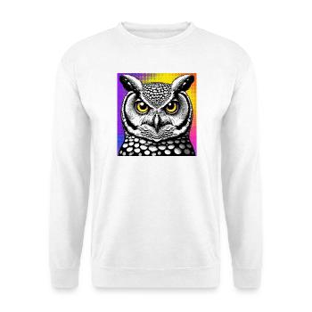 owl - Unisex Sweatshirt - white - Front