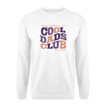 Club des papas cool - Cadeau pour futurs papas 2026 - Sweat-shirt Unisexe - blanc - Devant