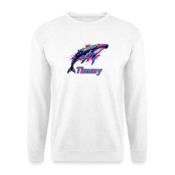 Neonwal Timmy Graffiti - Unisex Pullover - Weiß - Vorne