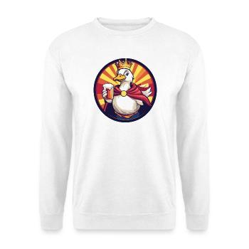 Gans Bier Lustig - Unisex Pullover - Weiß - Vorne