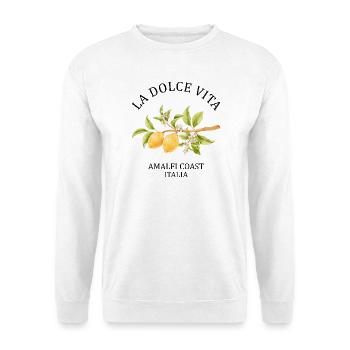 T-shirt Limoncello Côte Amalfitaine Italie - Sweat-shirt Unisexe - blanc - Devant