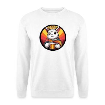 Alpaca Llama Beer Funny - Unisex Sweatshirt - white - Front