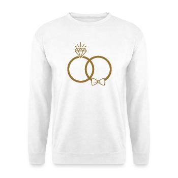 Alliances - Sweat-shirt Unisexe - blanc - Devant
