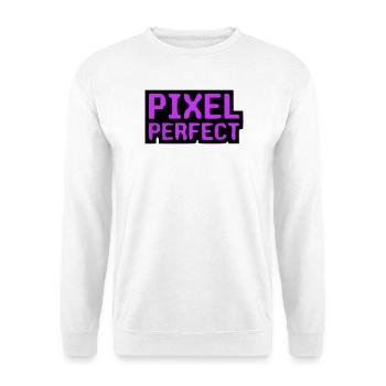 Pixel Perfect Lettering Gamer - Unisex Sweatshirt - white - Front