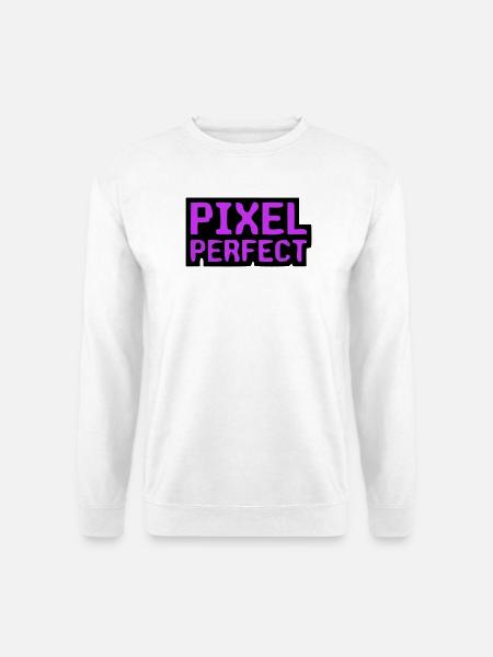Pixel Perfect Lettering Gamer - Unisex Sweatshirt - white