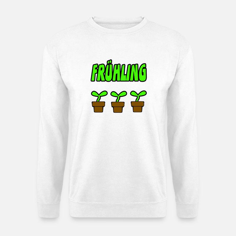 Frühling - Unisex Pullover - Weiß