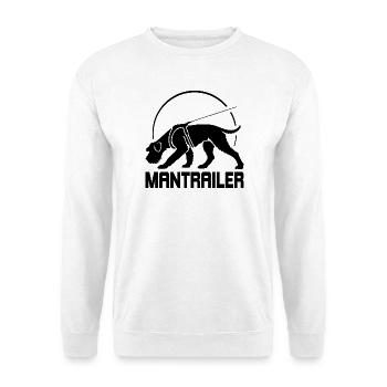 Riesenschnauzer MANTRAILER Suchhunde Hund Wilsigns - Unisex Pullover - Weiß - Vorne