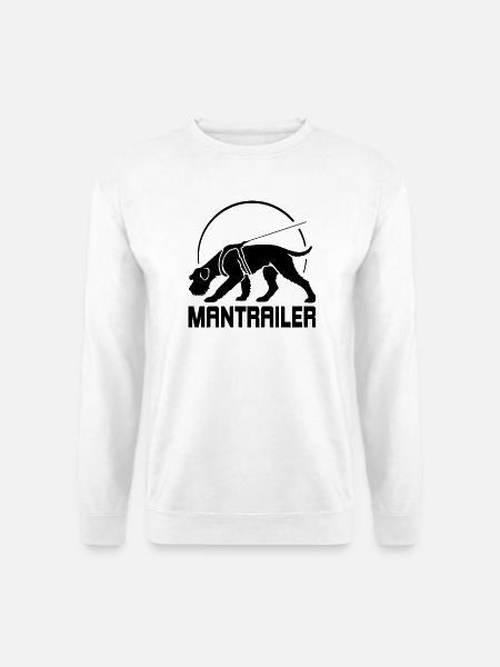 Riesenschnauzer MANTRAILER Suchhunde Hund Wilsigns - Unisex Pullover - Weiß