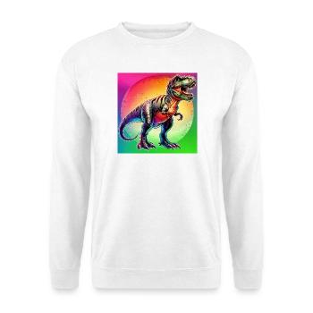 Dinosaurier - Unisex Pullover - Weiß - Vorne