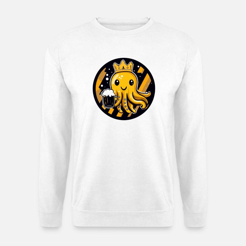 Jellyfish Beer Funny - Unisex Sweatshirt - white