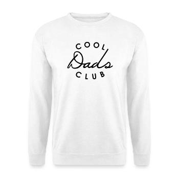 Cool Dads Club Vatertag Papa Geschenk - Unisex Pullover - Weiß - Vorne