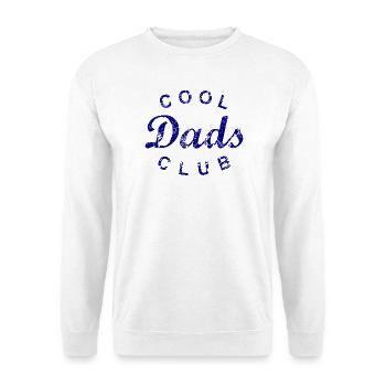Cadeau de fête des pères du Cool Dads Club - Sweat-shirt Unisexe - blanc - Devant