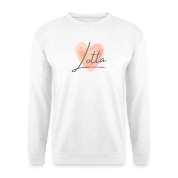Lotta Name for Girl's Name Baby Girl Baby Shower - Unisex Sweatshirt - white - Front