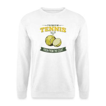 Sweat à capuche de tennis premium frais, chemise, tasse, sac - Sweat-shirt Unisexe - blanc - Devant