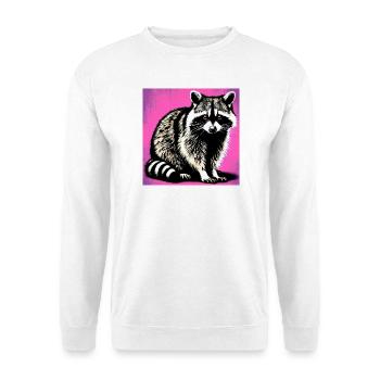 Raccoon - Unisex Sweatshirt - white - Front