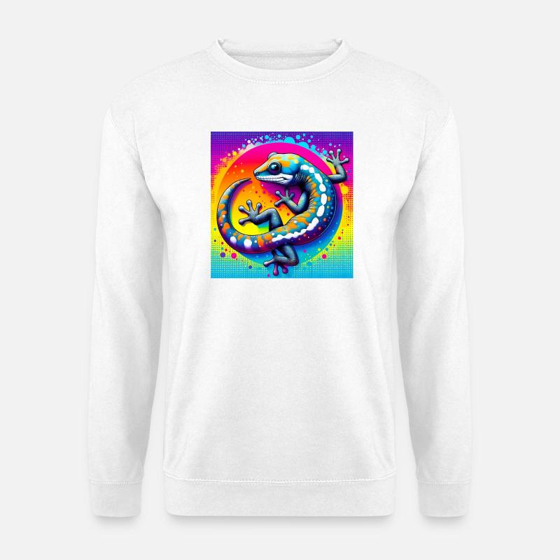 Gecko - Unisex Pullover - Weiß