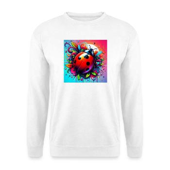 Marienkäfer - Unisex Pullover - Weiß - Vorne