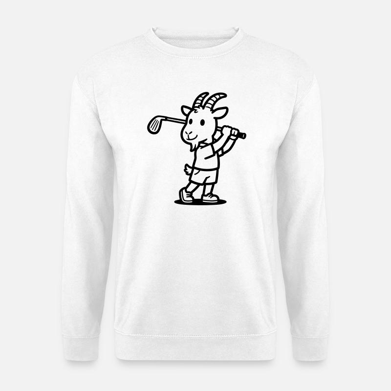Golf de chèvre - Sweat-shirt Unisexe - blanc