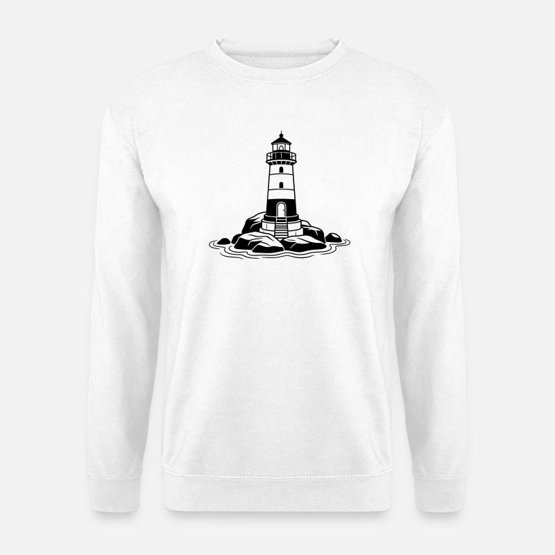 Leuchtturm - Unisex Pullover - Weiß