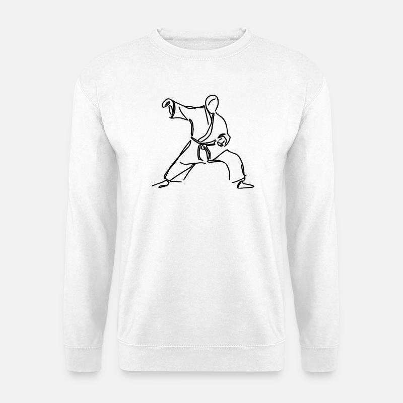Judo Kämpfer - Unisex Pullover - Weiß