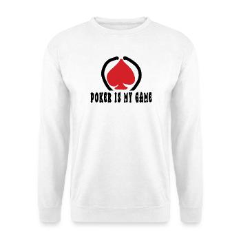 Ace of Spades Poker Spielkarten Kostüm - Unisex Pullover - Weiß - Vorne