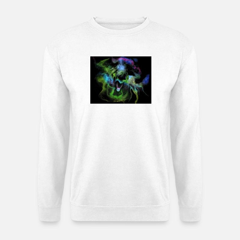 Kosmische Rauchnebelkugel - Unisex Pullover - Weiß