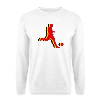 Fussball Belgien Fan Belgium Soccer - Unisex Sweatshirt - white - Front