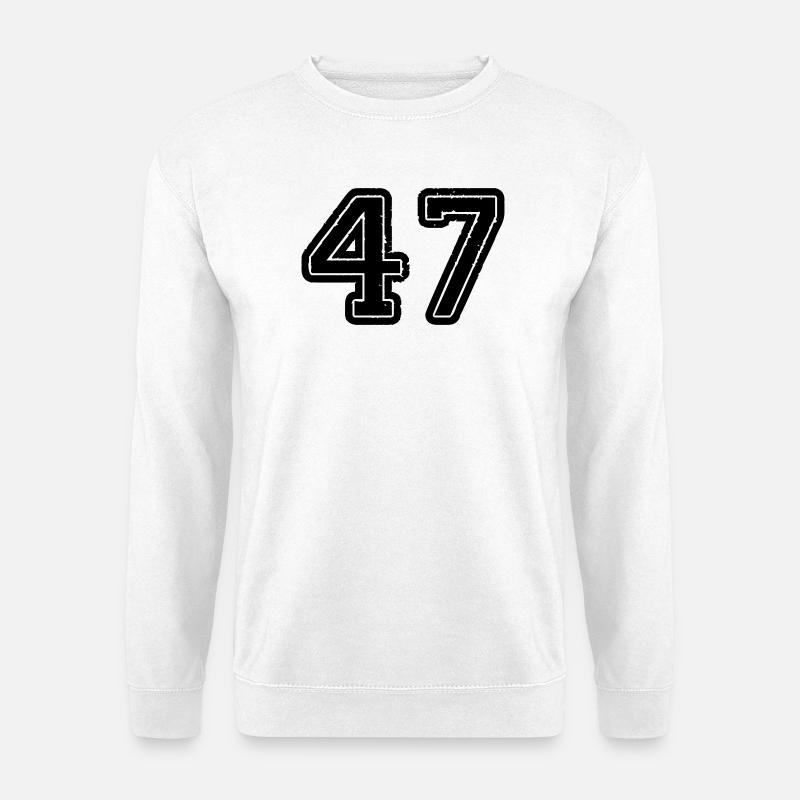 47 - Unisex Sweatshirt - white