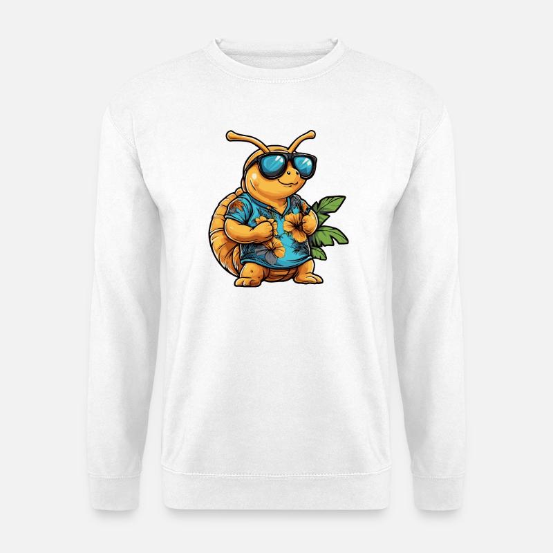 Snail Comic Holiday - Unisex Sweatshirt - white