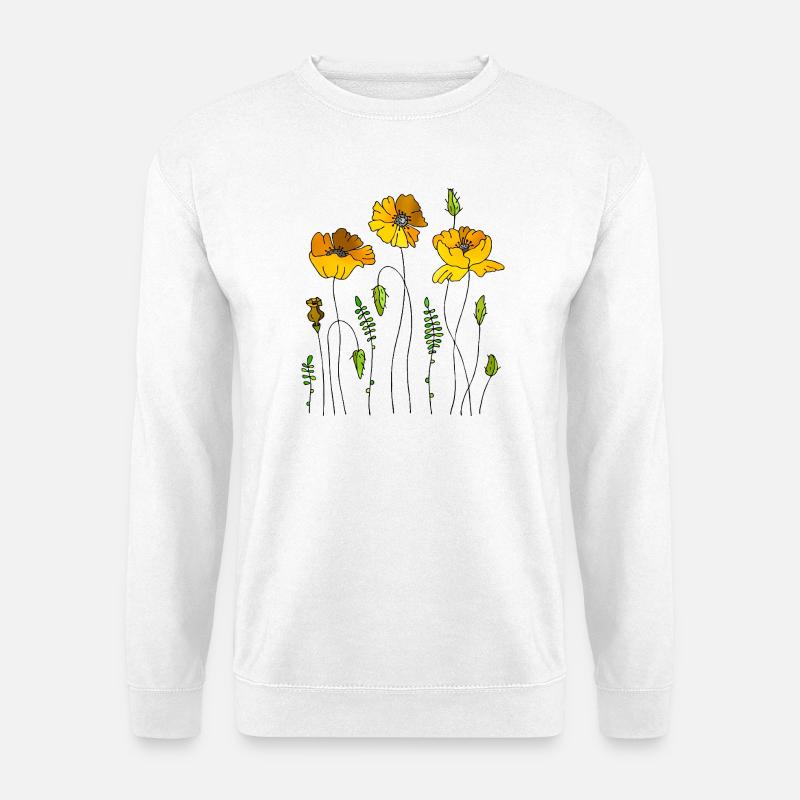 Flowers - Unisex Sweatshirt - white