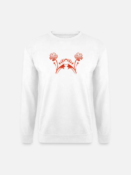 Blumen - Unisex Pullover - Weiß