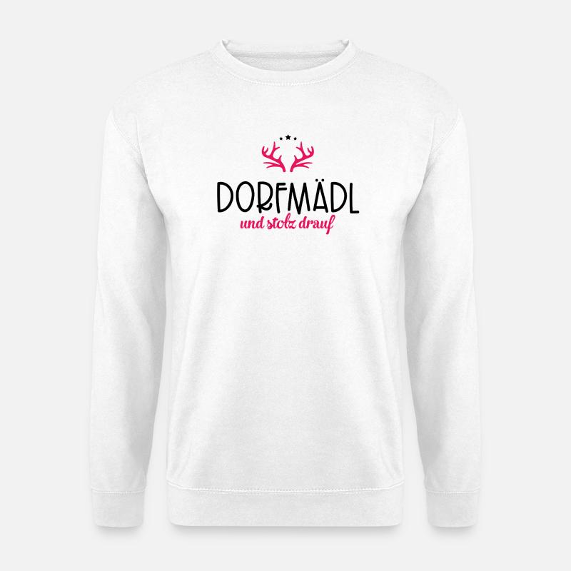 Dorfmädl - Unisex Pullover - Weiß