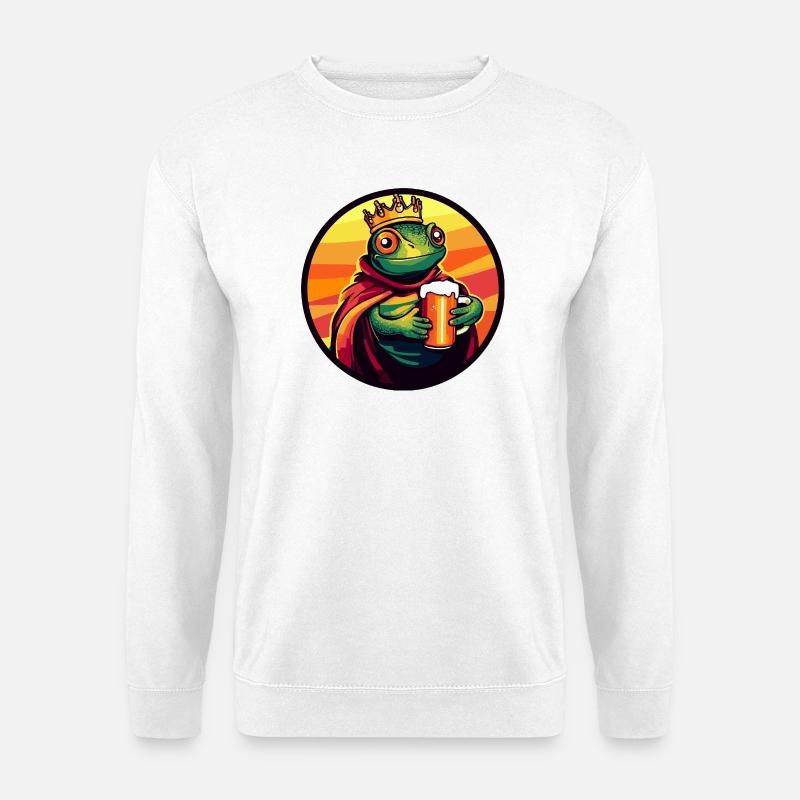 Chameleon Beer Funny - Unisex Sweatshirt - white