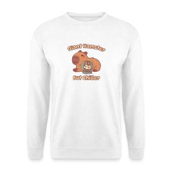 Cute Capybara Giant Hamster But Chiller - Unisex Sweatshirt - white - Front