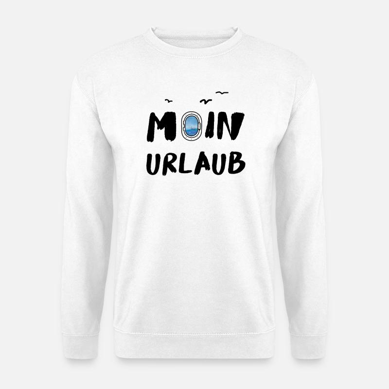 moin urlaub - Unisex Pullover - Weiß