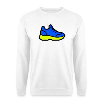 Moderner Laufschuh Sneaker - Unisex Pullover - Weiß - Vorne