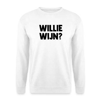 Willie Wijn? - Netherlands Nederland - Unisex Sweatshirt - white - Front