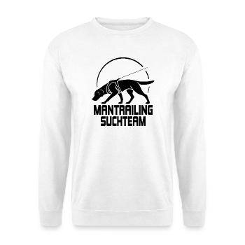 Labrador Mantrailing Équipe de recherche Chiens Dog Wilsley - Sweat-shirt Unisexe - blanc - Devant