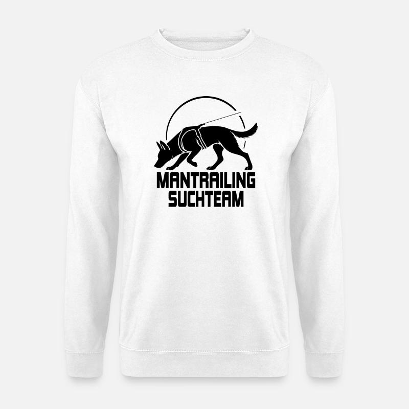 Malinois Mantrailing Suchteam Hunde Hund Wilsigns - Unisex Pullover - Weiß