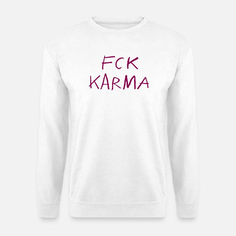 Karma Pink - Unisex Sweatshirt - white