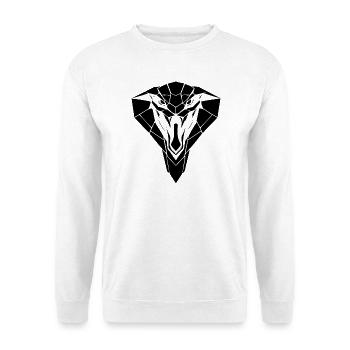 Kobra Style – Gefahr & Eleganz - Unisex Pullover - Weiß - Vorne