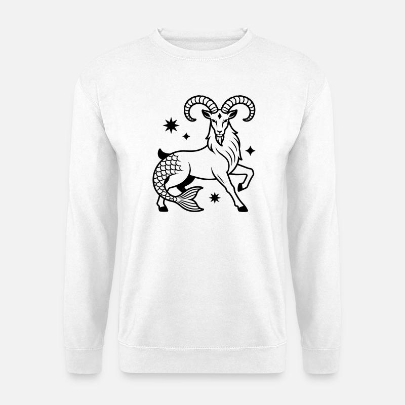 Steinbock - Unisex Pullover - Weiß