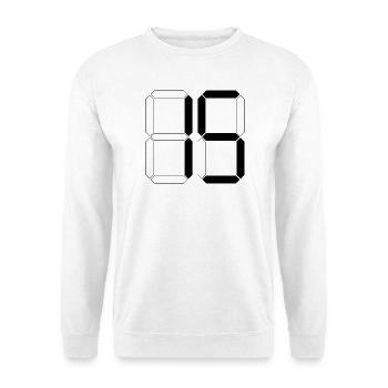 NUMÉRO 15 Quinze Cadeaux d’anniversaire numériques - Sweat-shirt Unisexe - blanc - Devant