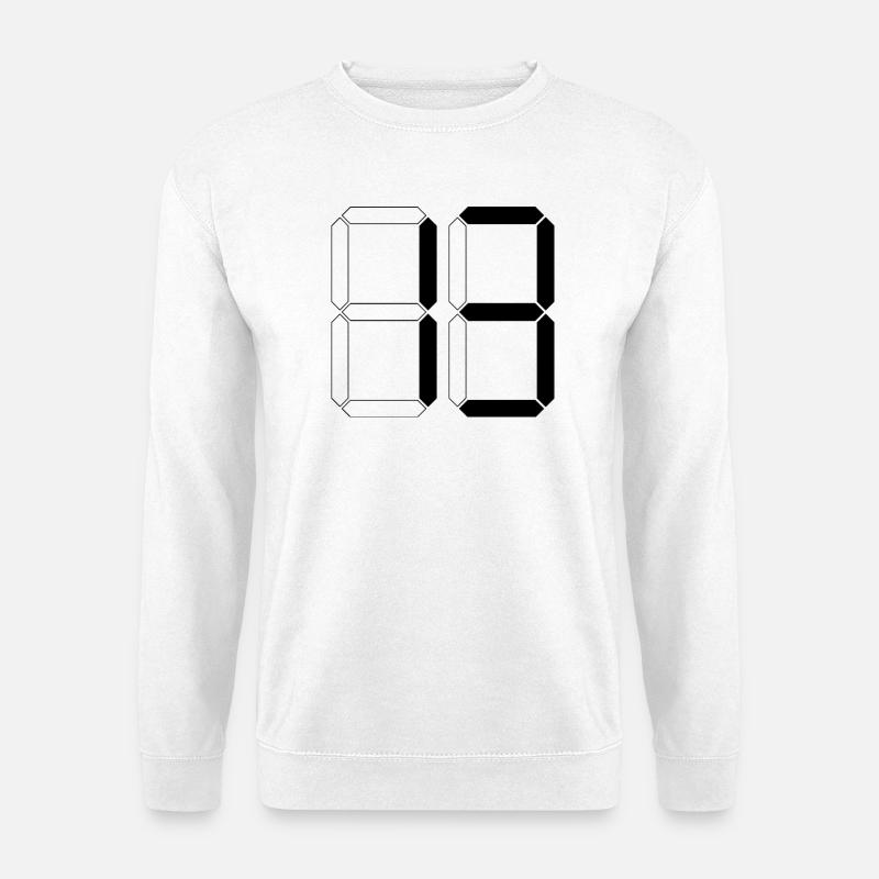 NUMÉRO 13 Treize Cadeaux d’anniversaire numériques - Sweat-shirt Unisexe - blanc