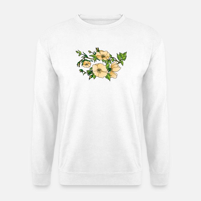 Flowers - Unisex Sweatshirt - white